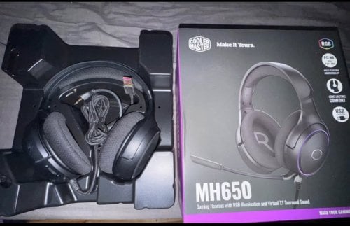 Περισσότερες πληροφορίες για "Πωλούνται Coolermaster MH-650 RGB Gaming Headset Virtual 7.1 Surround Sound 30€"