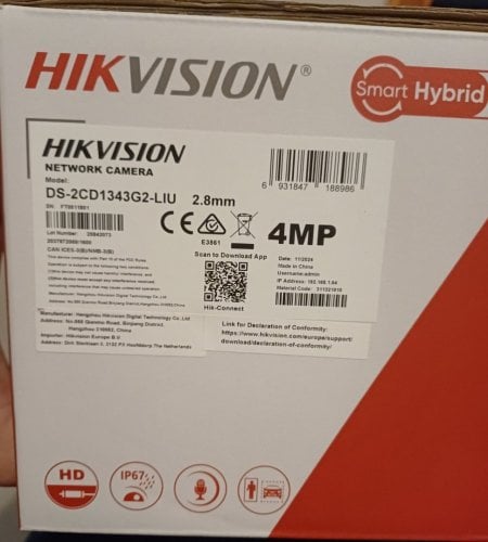 Περισσότερες πληροφορίες για "Hikvision DS-2CD1343G2-LIU IP Κάμερα Παρακολούθησης Full HD+ 4MP Αδιάβροχη"