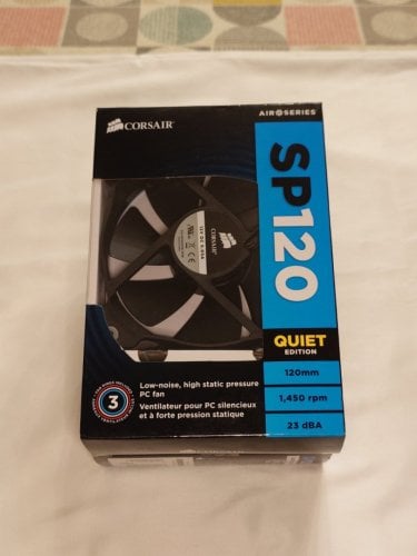 Περισσότερες πληροφορίες για "Corsair SP120 Quiet edition"