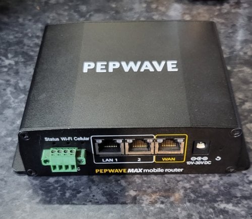 Περισσότερες πληροφορίες για "Pepwave MAX BR1 LTE (MAX-BR1-LTE-E-T)"