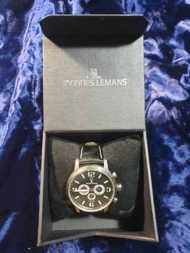 Περισσότερες πληροφορίες για "Jacques Lemans Porto 1-1794A 49mm Stainless Steel Case Calfskin Mineral Men's Watch"