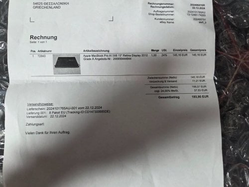 Περισσότερες πληροφορίες για "Οθόνη για macbook pro A1398"