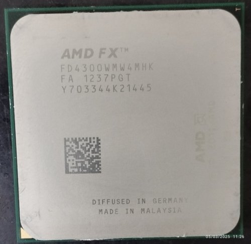 Περισσότερες πληροφορίες για "AMD FX /Athlon 200GE/Athlon 64 X2"