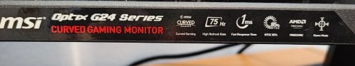 Περισσότερες πληροφορίες για "Msi optix g24 series 75hz curved gaming monitor"