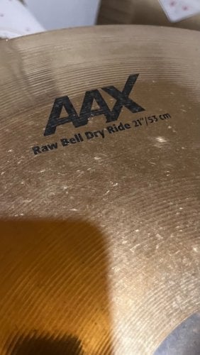 Περισσότερες πληροφορίες για "Sabian aax - raw bell ride"