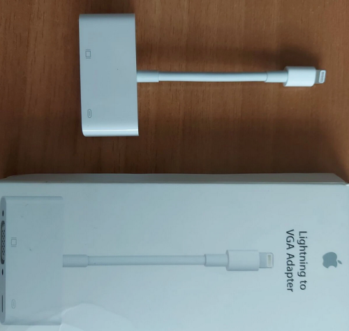 Περισσότερες πληροφορίες για "Apple Lightning to VGA μετατροπέας σε άριστη κατάσταση"