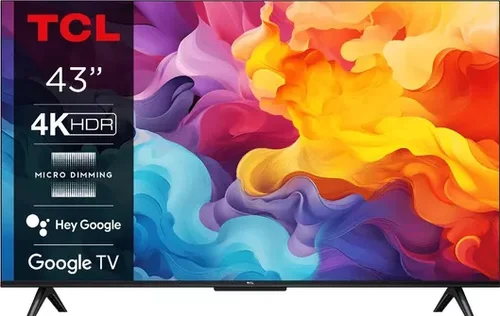 Περισσότερες πληροφορίες για "TCL Smart Τηλεόραση 43" 4K V6B HDR (2024)"