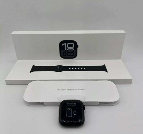 Περισσότερες πληροφορίες για "Apple Watch s10 46mm μαύρο ημερών 100% υγεία μπαταρίας κόσμημα ."