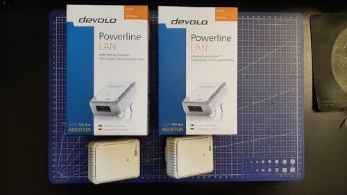 Περισσότερες πληροφορίες για "powerline DEVOLO DLAN 500 DUO"