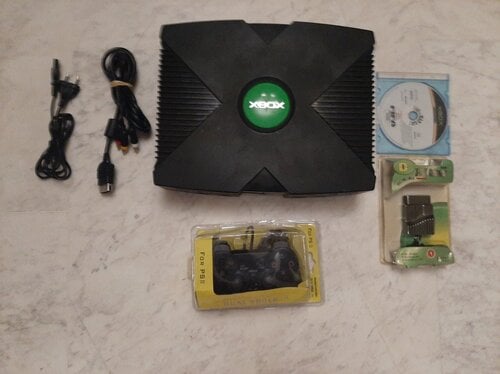 Περισσότερες πληροφορίες για "Microsoft XBOX Classic μαζι με παιχνιδι fifa 2005"