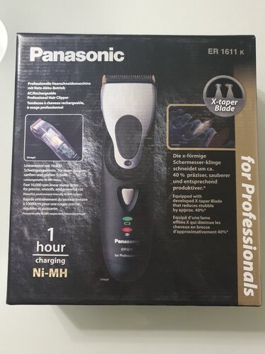 Περισσότερες πληροφορίες για "Panasonic er 1611 k"