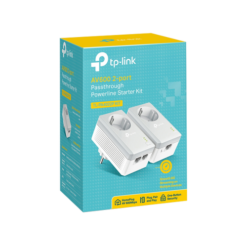 Περισσότερες πληροφορίες για "Powerline kit Tp-Link AV600 TL-PA4022P"