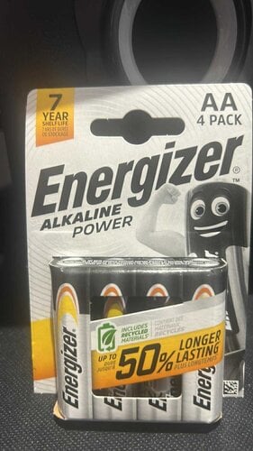 Περισσότερες πληροφορίες για "ΜΠΑΤΑΡΙΕΣ ENERGIZER ΑΑ & ΑΑΑ 4τμχ. καινούργιες"