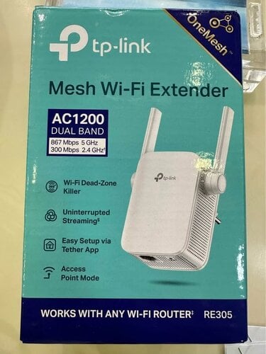 Περισσότερες πληροφορίες για "TP LINK RE305 ver 4 + 3τεμάχια Devolo dlan 550 duo+"