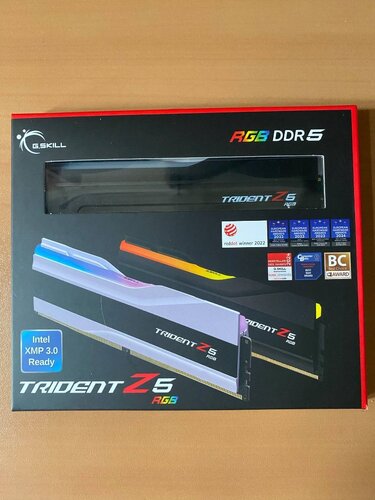 Περισσότερες πληροφορίες για "G.Skill Trident Z5 RGB (32 GB/DDR5/6400MHz) (F5-6400J3239G16GX2-TZ5RK)"