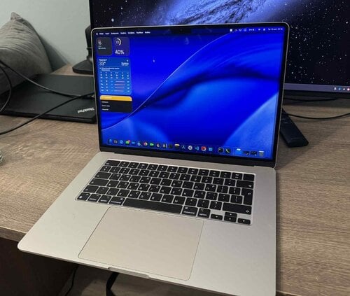Περισσότερες πληροφορίες για "Apple MacBook Air 15" (2023) 15.3" Retina Display (M2-8‑core/8GB/256GB SSD/8-Core GPU) Starlight"