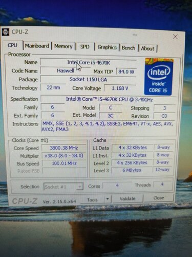 Περισσότερες πληροφορίες για "i5 4670k + μητρική + 8GB RAM"