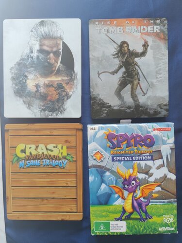 Περισσότερες πληροφορίες για "Crash / Spyro Trilogy - Steelbook Editions"