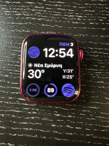 Περισσότερες πληροφορίες για "Apple Watch 7 45mm (PRODUCT) red + δώρο 6 λουράκια"
