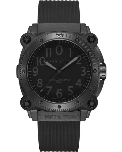 Περισσότερες πληροφορίες για "Ρολόι HAMILTON Khaki Navy BeLOWZERO Automatic Titanium Black Silicone Strap"