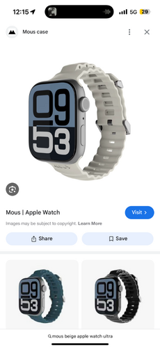 Περισσότερες πληροφορίες για "Mous black and white apple watch band"