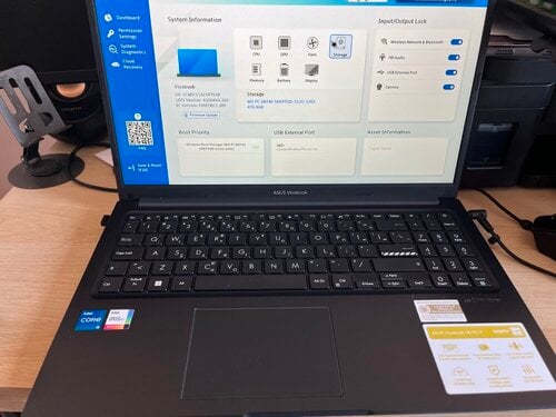 Περισσότερες πληροφορίες για "Asus Vivobook 15 X1504VA-BQ1640W 15.6'' FHD IPS (Core i5-1334U/16GB/512GB SSD/Iris Xe Graphics/Win11"