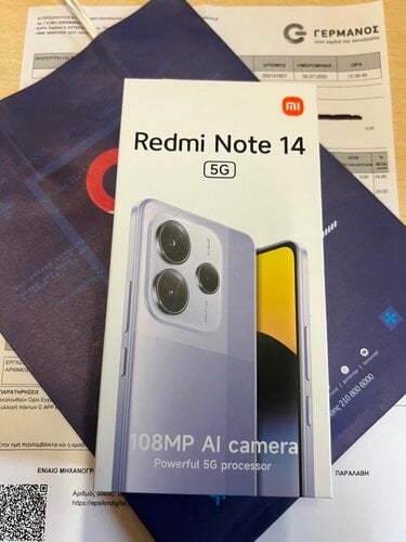 Περισσότερες πληροφορίες για "Xiaomi Redmi Note 14 5G (Μαύρο/128 GB)"