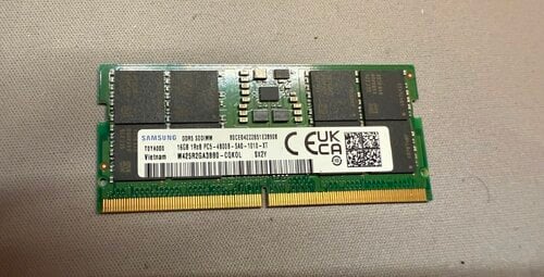 Περισσότερες πληροφορίες για "Samsung 16 GB - SO DIMM DDR5"