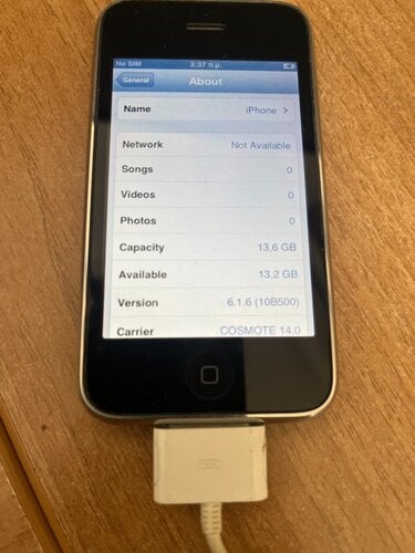 Περισσότερες πληροφορίες για "APPLE IPHONE 3GS 16GB BLACK"