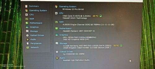 Περισσότερες πληροφορίες για "HP_ProDesk_600_G1_SFF/i5_4570/SSD_128gb/RAM_4gb"