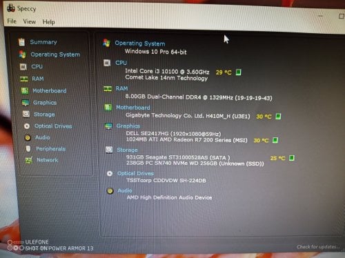 Περισσότερες πληροφορίες για "i3-10100 10th Gen, Ram 8gb, NVMe 256gb + HDD 1tb, ΕΞΤΡΑ ΚΑΡΤΑ ΓΡΑΦΙΚΩΝ"