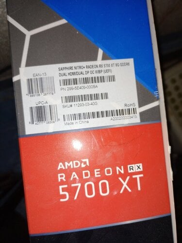 Περισσότερες πληροφορίες για "RX 5700 XT 8gb"