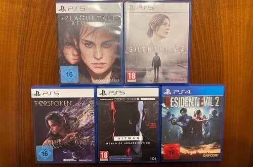Περισσότερες πληροφορίες για "Silent Hill 2-SpiderMan Miles Morales UE-Forspoken-A plague tale Requiem-Hitman-RE2-DPA V1"