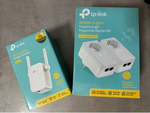 Περισσότερες πληροφορίες για "Tp-link powerline + WiFi extender"