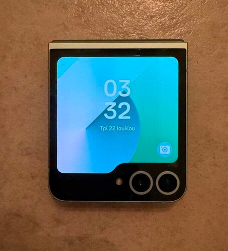 Περισσότερες πληροφορίες για "Samsung galaxy z flip 6 Mint 265gb"