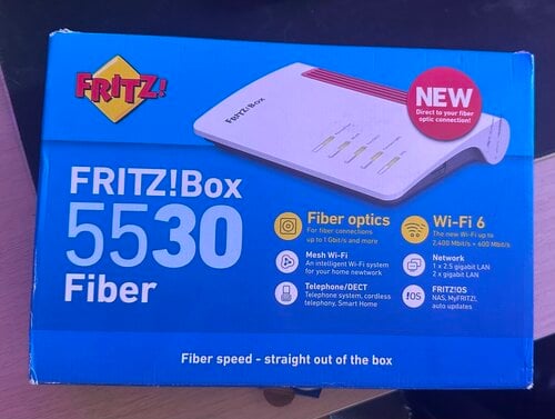 Περισσότερες πληροφορίες για "FRITZ!Box 5530 Fiber"
