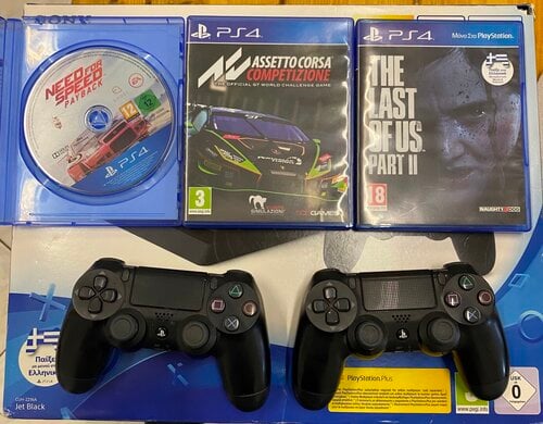 Περισσότερες πληροφορίες για "Ps4+2 controller+3 games"