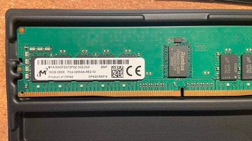 Περισσότερες πληροφορίες για "Micron 16GB DDR4-3200 ECC Registered RDIMM (3 τεμάχια) – Server RAM"
