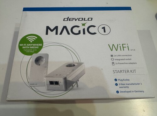 Περισσότερες πληροφορίες για "Devolo Magic 1 WiFi 2-1"
