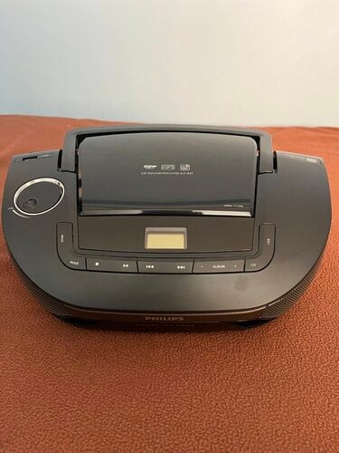 Περισσότερες πληροφορίες για "Philips CD Soundmachine AZ1837 – Φορητό CD/MP3/USB Player"