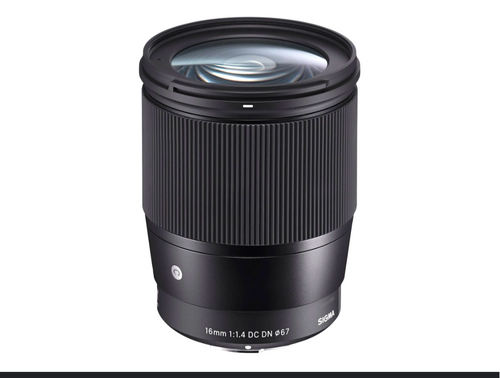 Περισσότερες πληροφορίες για "Sigma 16mm F1.4 E mount"