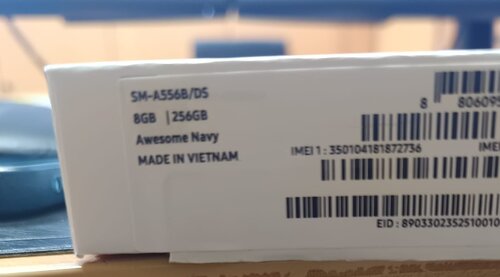 Περισσότερες πληροφορίες για "Samsung A55 8 GB /256 GB Awesome Navy."
