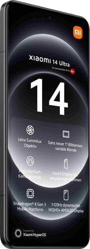 Περισσότερες πληροφορίες για "Xiaomi 14 Ultra (Μαύρο/512 GB)"