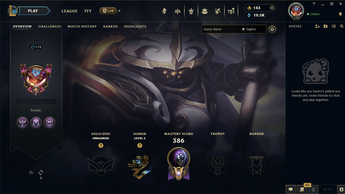 Περισσότερες πληροφορίες για "League of Legends Account (EUW)"