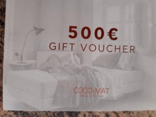 Περισσότερες πληροφορίες για "Voucher 500€ για στρώμα & κρεβάτι Cocomat"