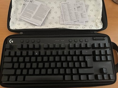 Περισσότερες πληροφορίες για "Logitech Pro X TKL Ασύρματο Gaming Μηχανικό Πληκτρολόγιο"