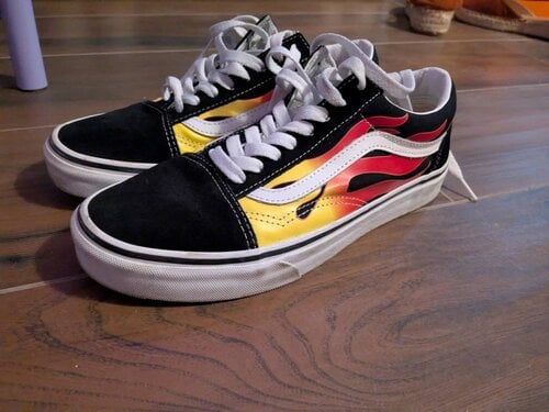 Περισσότερες πληροφορίες για "Παπούτσια Sneakers - Vans Old Skool Μαύρα με Φλόγες - Νούμερο 40"