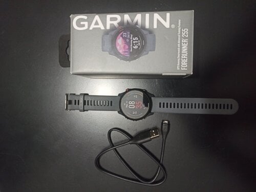 Περισσότερες πληροφορίες για "GARMIN Forerunner 255 Basic watch Slate Grey One Size"