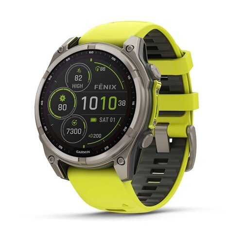 Περισσότερες πληροφορίες για "Garmin Fenix 8 Solar Titanium 47mm (Amp Yellow/Graphite Silicone Band)"