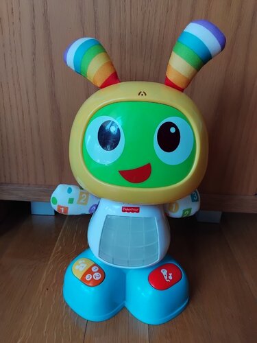 Περισσότερες πληροφορίες για "Fisher Price BeatBo το Ρομπότ με Μουσική και Φως για 9+ Μηνών"